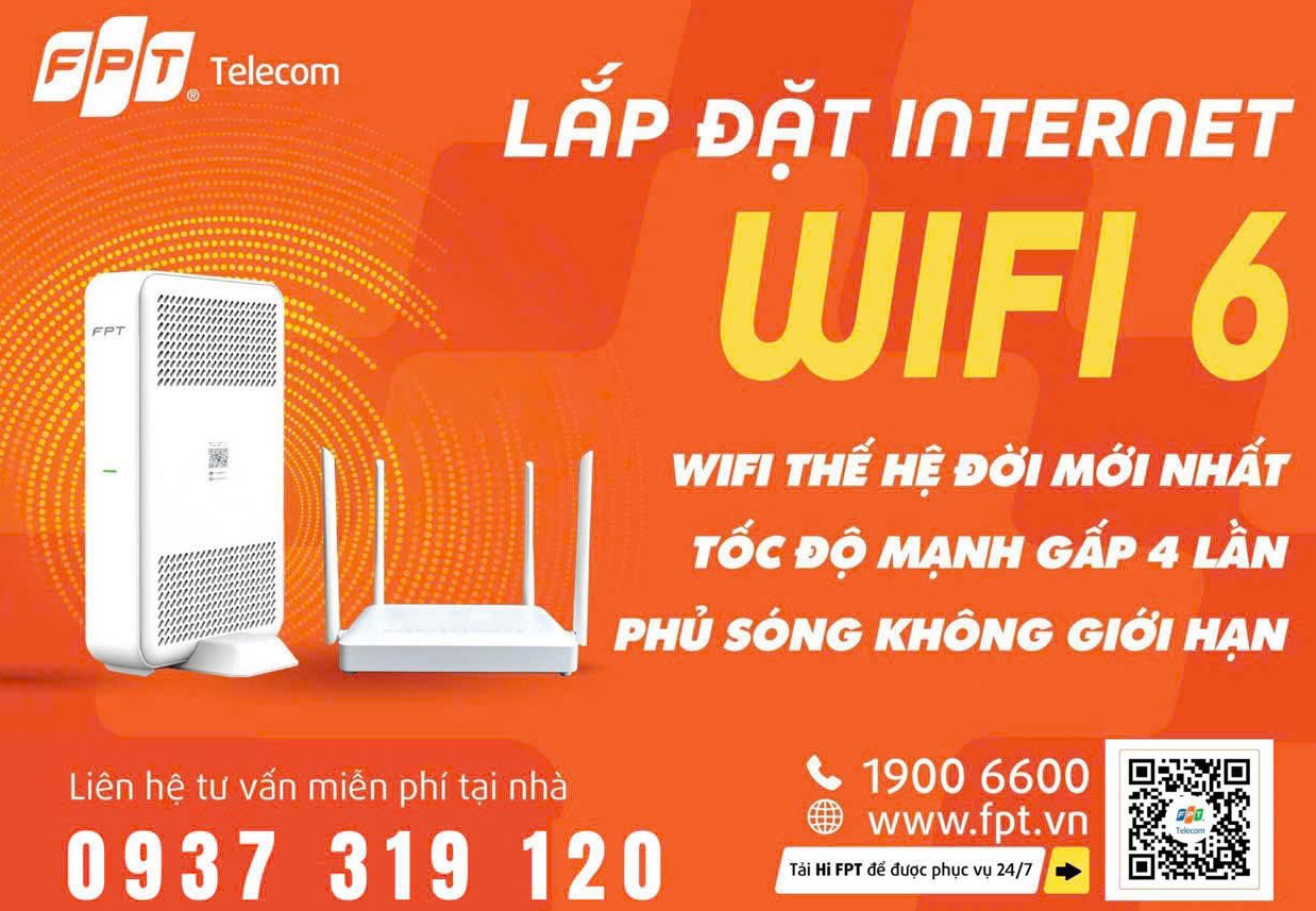 Lắp Mạng WiFi 6 FPT